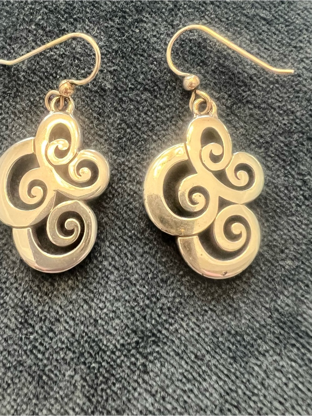 Brighton Retired Swirl Earrings - Elegant Women's Jewelry